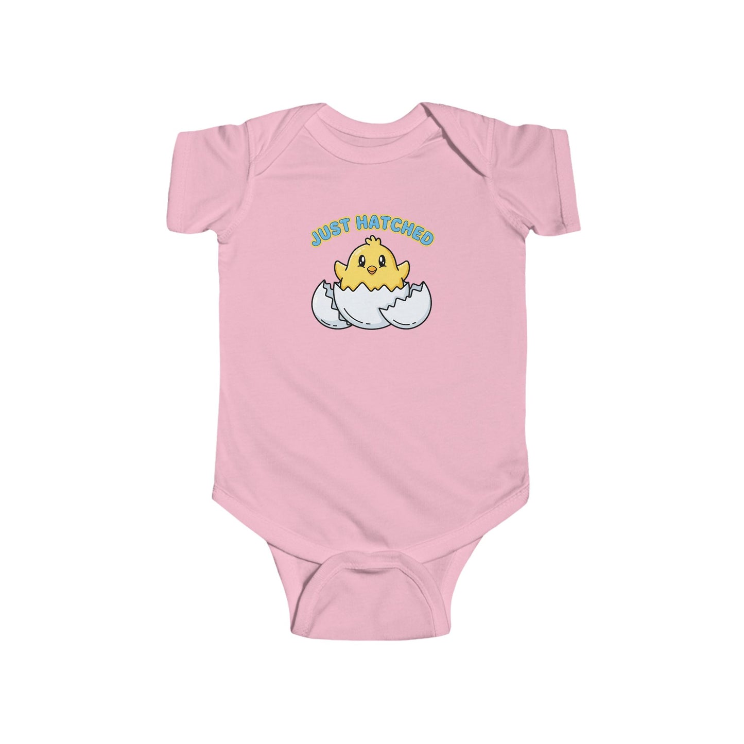 Easter Spring Baby - Infant Bodysuit - "Just Hatched" Cute Chick Baby Onesie - Estrella & The Stars