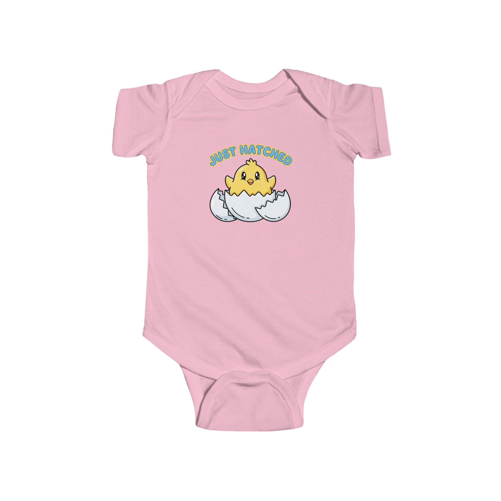 Easter Spring Baby - Infant Bodysuit - "Just Hatched" Cute Chick Baby Onesie - Estrella & The Stars