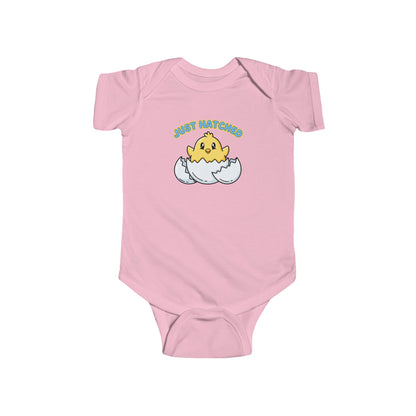 Easter Spring Baby - Infant Bodysuit - "Just Hatched" Cute Chick Baby Onesie - Estrella & The Stars