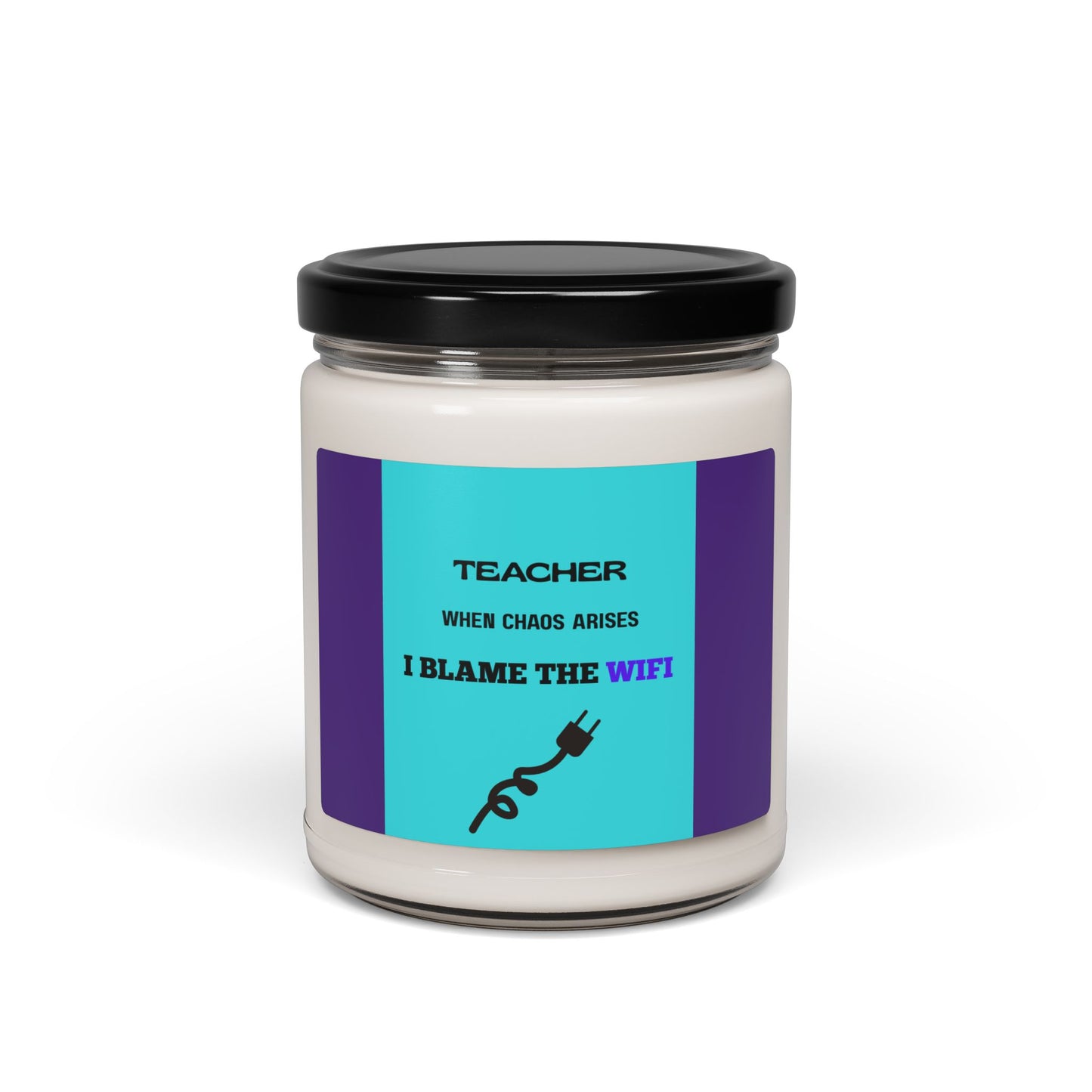WiFi Blame Candle: Gift for Educators, Scented Relaxation for Teachers - Estrella & The Stars