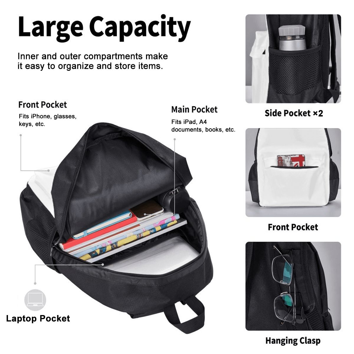 Cupcake Magic Backpack, Lunch Bag & Pouch Set