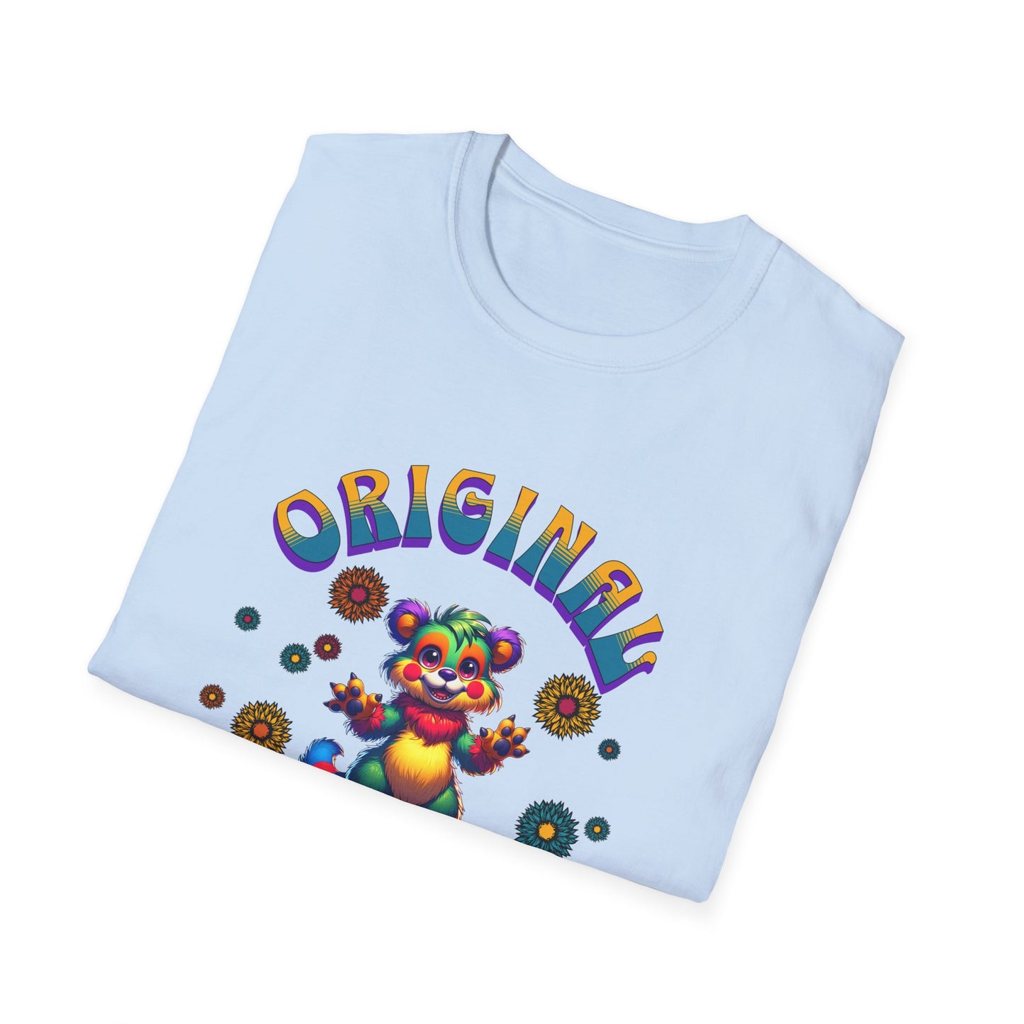 Original Mind T-Shirt — Colorful Psychedelic Bear Graphic Tee - Estrella & The Stars