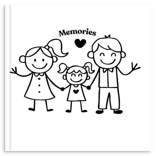 Hardcover Photo Book - Digital Photo Scrap Book - Estrella & The Stars