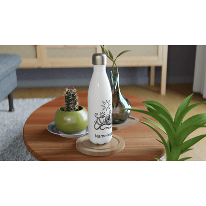 White 17oz Stainless Steel Water Bottle - Estrella & The Stars