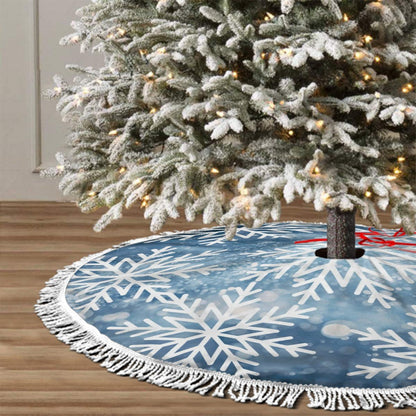 Tassel-Edged Christmas Tree Skirt - Estrella & The Stars
