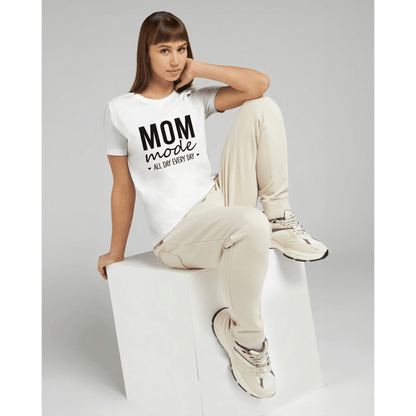 Women's Relaxed T-Shirt | Bella + Canvas 6400 White - Estrella & The Stars