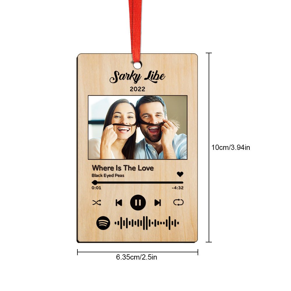 Custom Spotify Christmas Ornament Unique Gift for Christmas - Estrella & The Stars