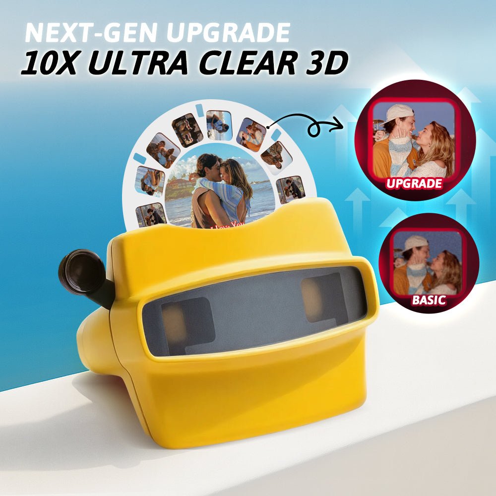 Ultra-Clear 3D Viewfinder & Reel Custom Photo Viewer - Personalized Christmas Gifts - Estrella & The Stars