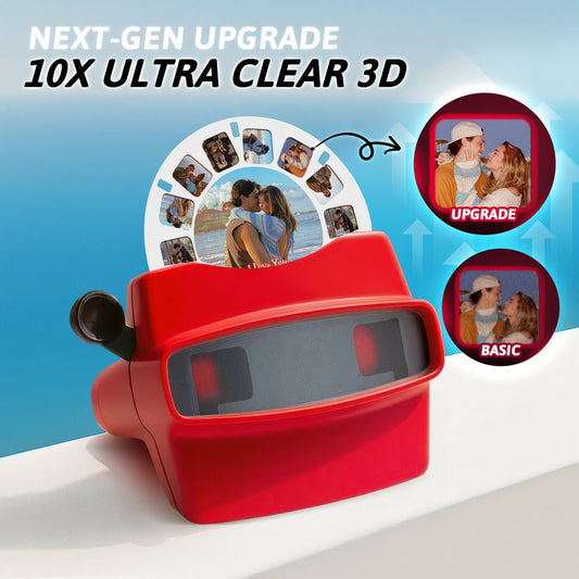 Ultra-Clear 3D Viewfinder & Reel Custom Photo Viewer - Personalized Christmas Gifts - Estrella & The Stars