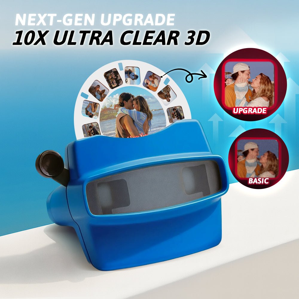 Ultra-Clear 3D Viewfinder & Reel Custom Photo Viewer - Personalized Christmas Gifts - Estrella & The Stars