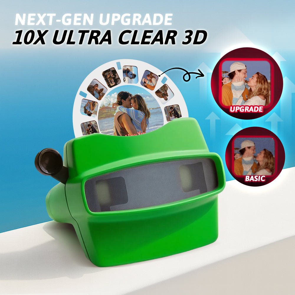 Ultra-Clear 3D Viewfinder & Reel Custom Photo Viewer - Personalized Christmas Gifts - Estrella & The Stars