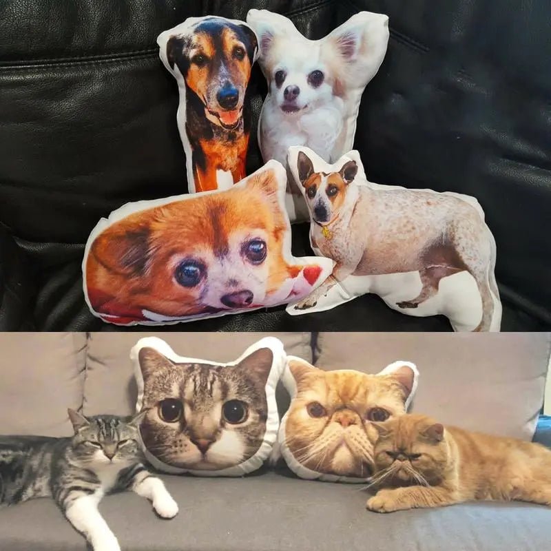 Custom Photo Shaped Pillow with Voice Recording – Personalized Sound Gift - Estrella & The Stars