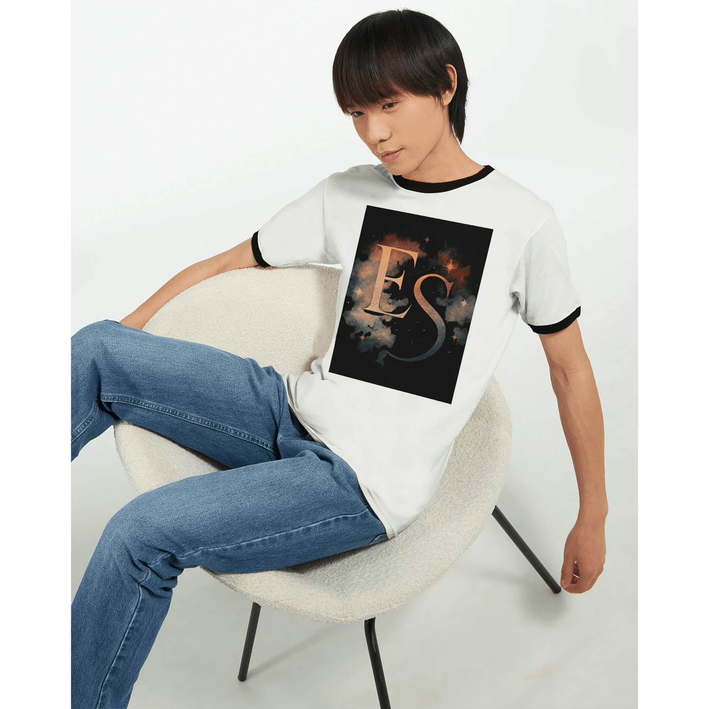 Retro Ringer Tee - Unisex Perfect Fit - Estrella & The Stars