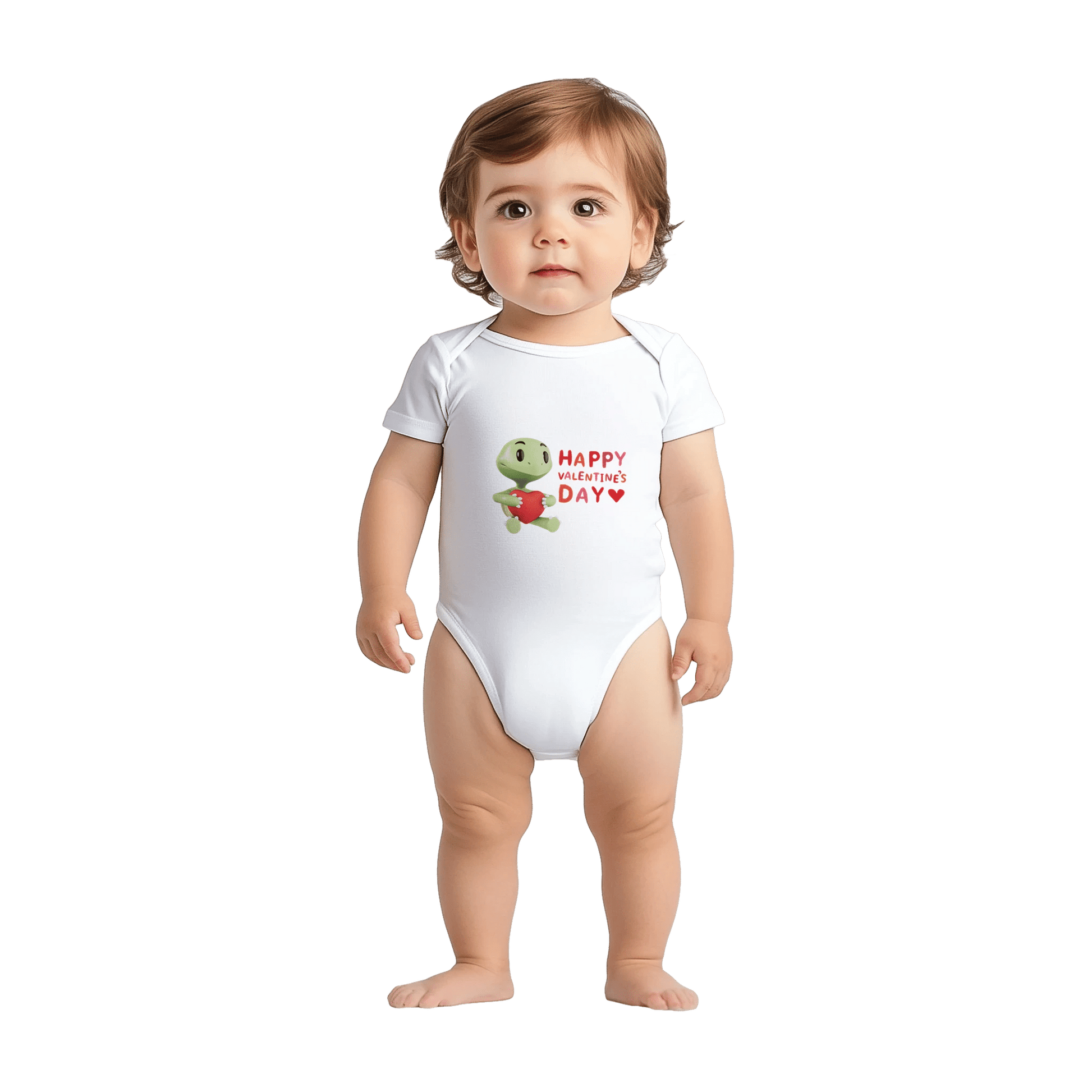 Classic Baby Short Sleeve Bodysuit White - Estrella & The Stars
