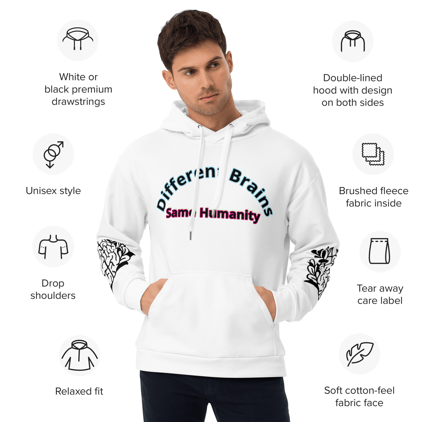 Neurodiversity Hoodie | Soft & Inclusive Sweatshirt - Estrella & The Stars