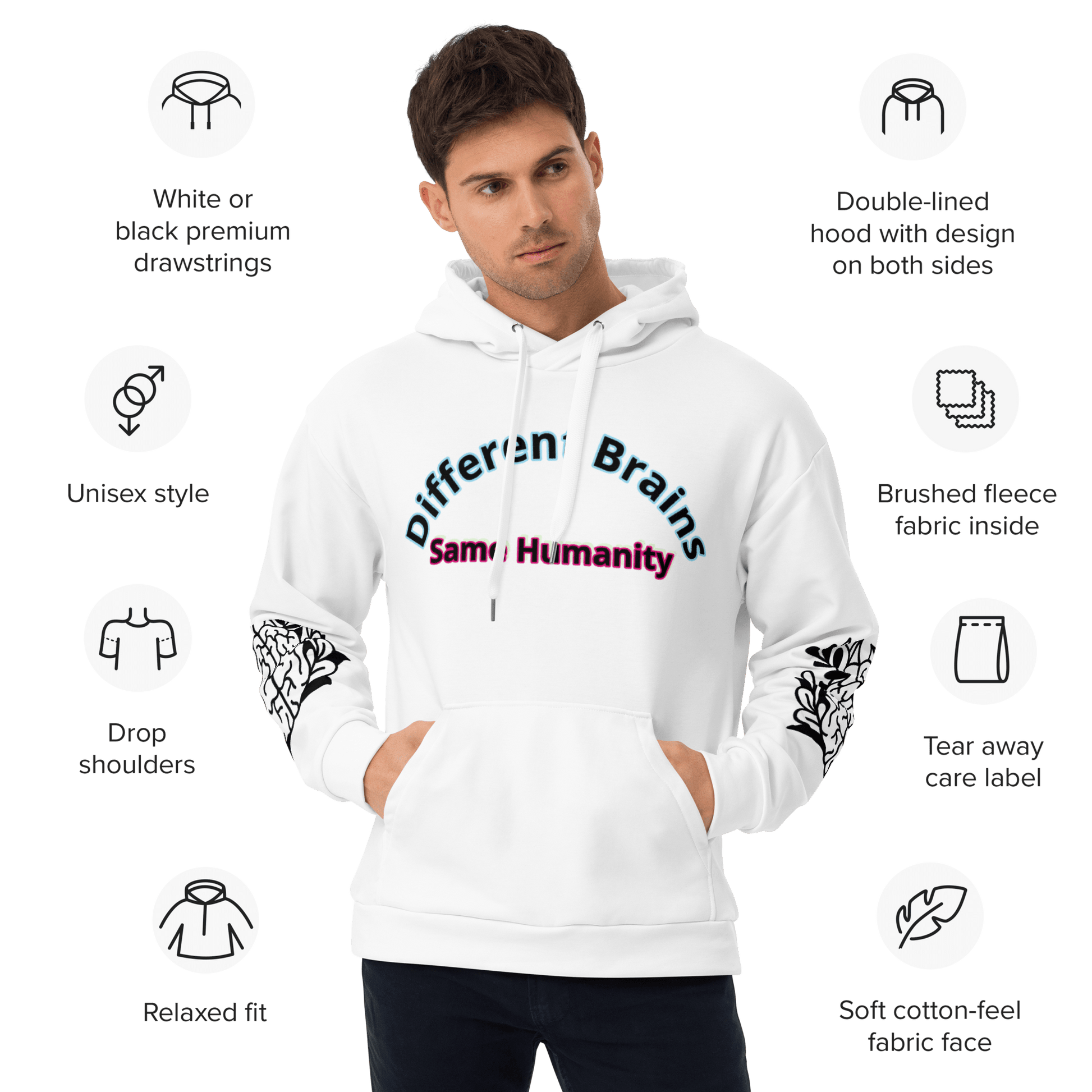 Neurodiversity Hoodie | Soft & Inclusive Sweatshirt - Estrella & The Stars