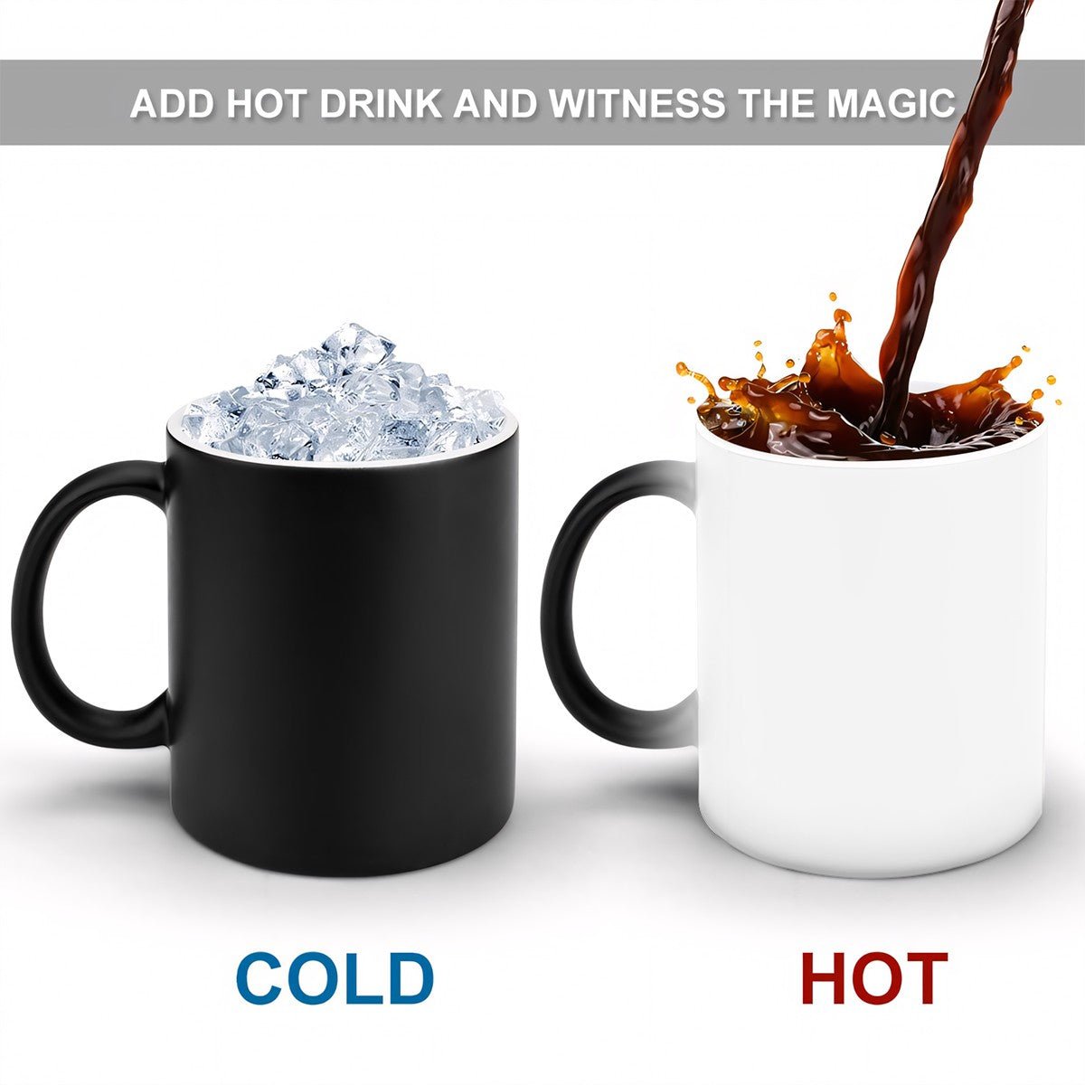 ASL Sign - Love you - Color Changing Mug (11oz) - Estrella & The Stars