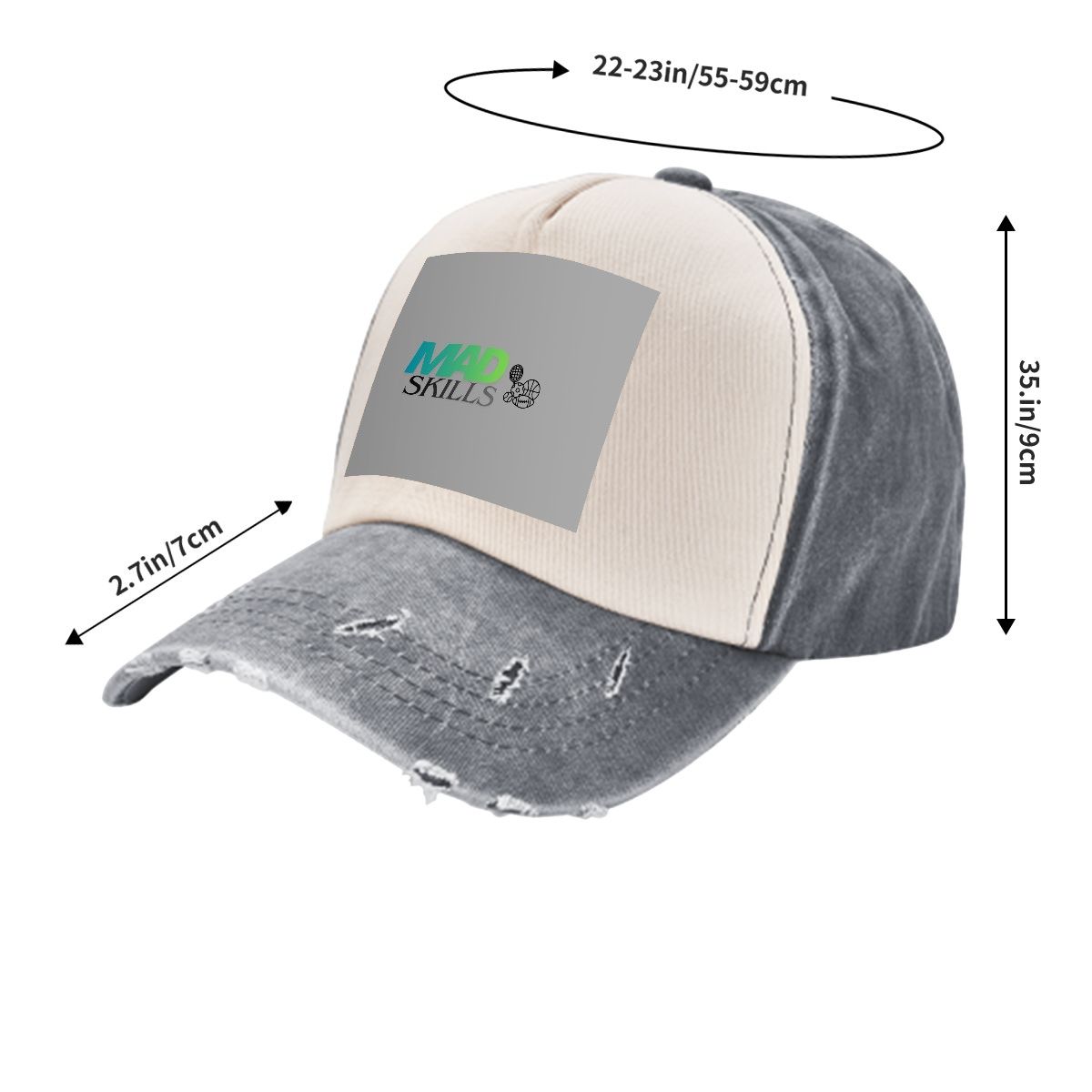 Washed Cowboy Baseball Cap" - "Rustic Rancher Hat - Estrella & The Stars