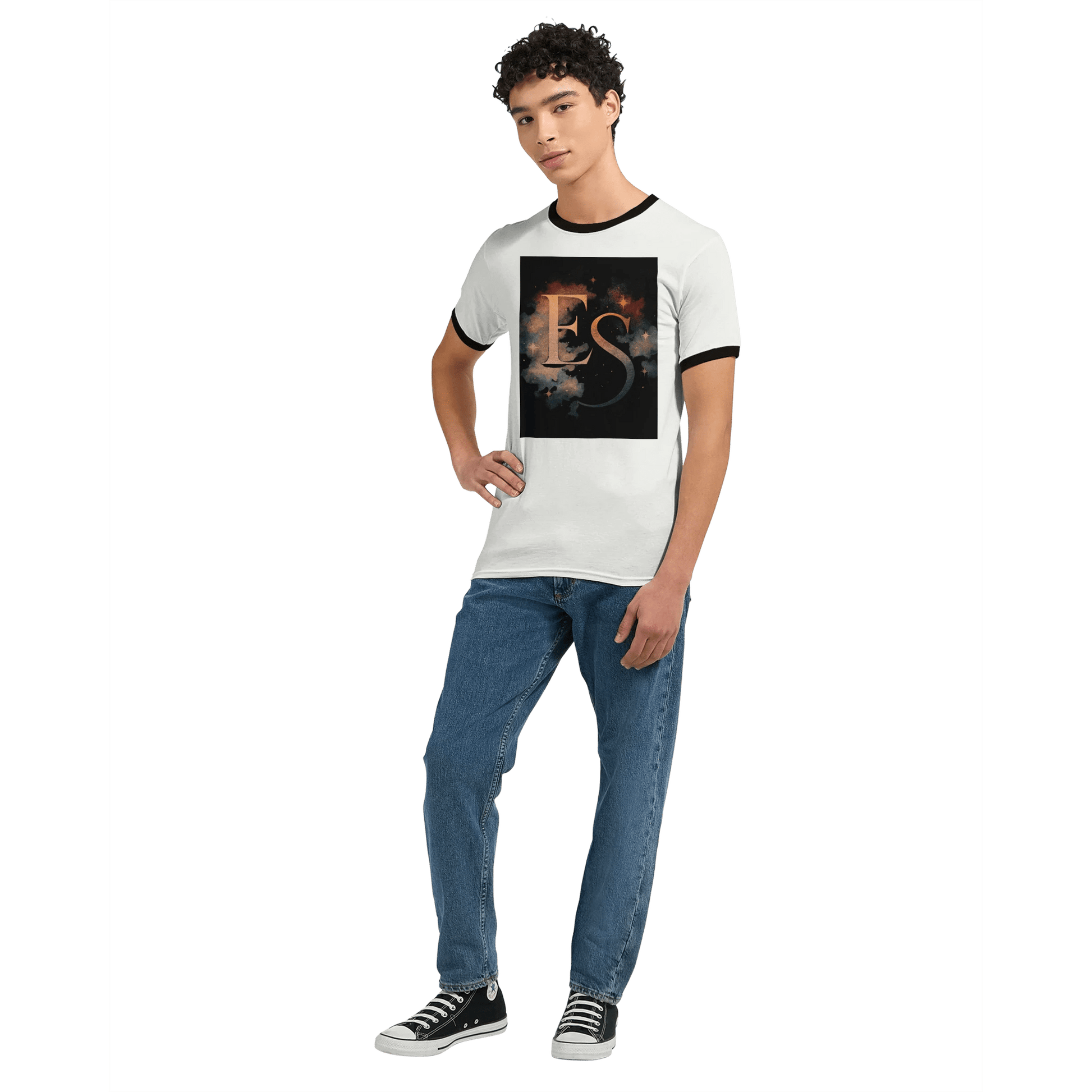 Retro Ringer Tee - Unisex Perfect Fit - Estrella & The Stars