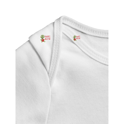 Classic Baby Short Sleeve Bodysuit White - Estrella & The Stars