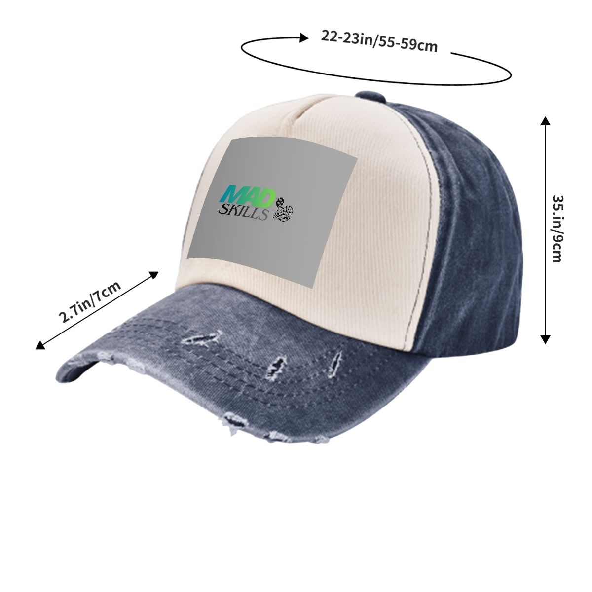 Washed Cowboy Baseball Cap" - "Rustic Rancher Hat - Estrella & The Stars