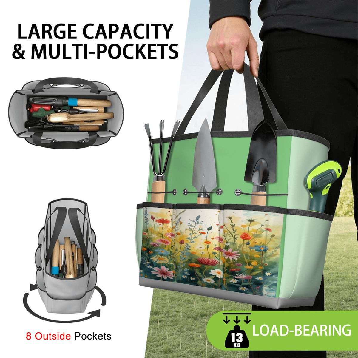 Garden Tool Bag (Tools Not Included) - Estrella & The Stars