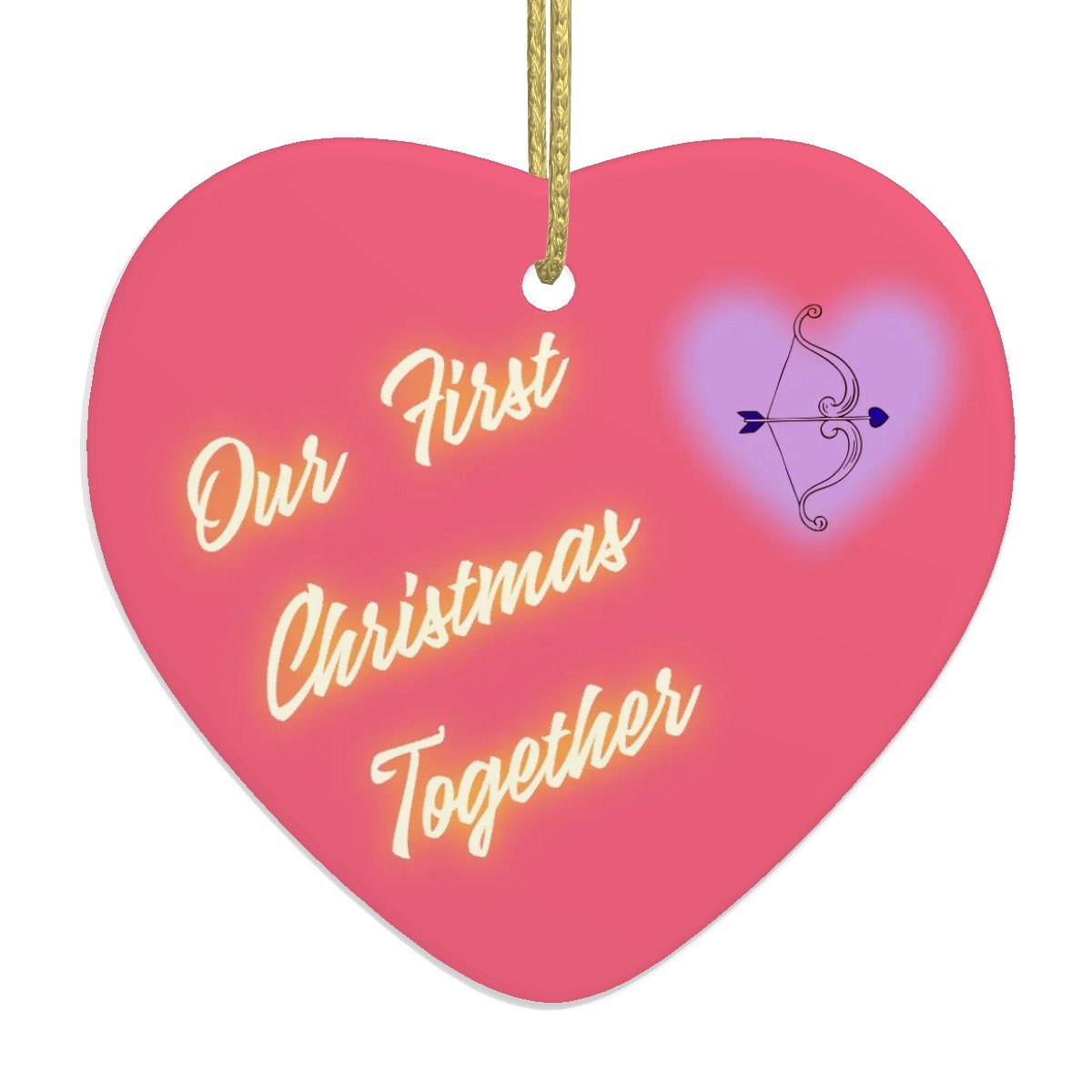 Heart Shape Ceramic Ornaments Christmas Decorations - Estrella & The Stars