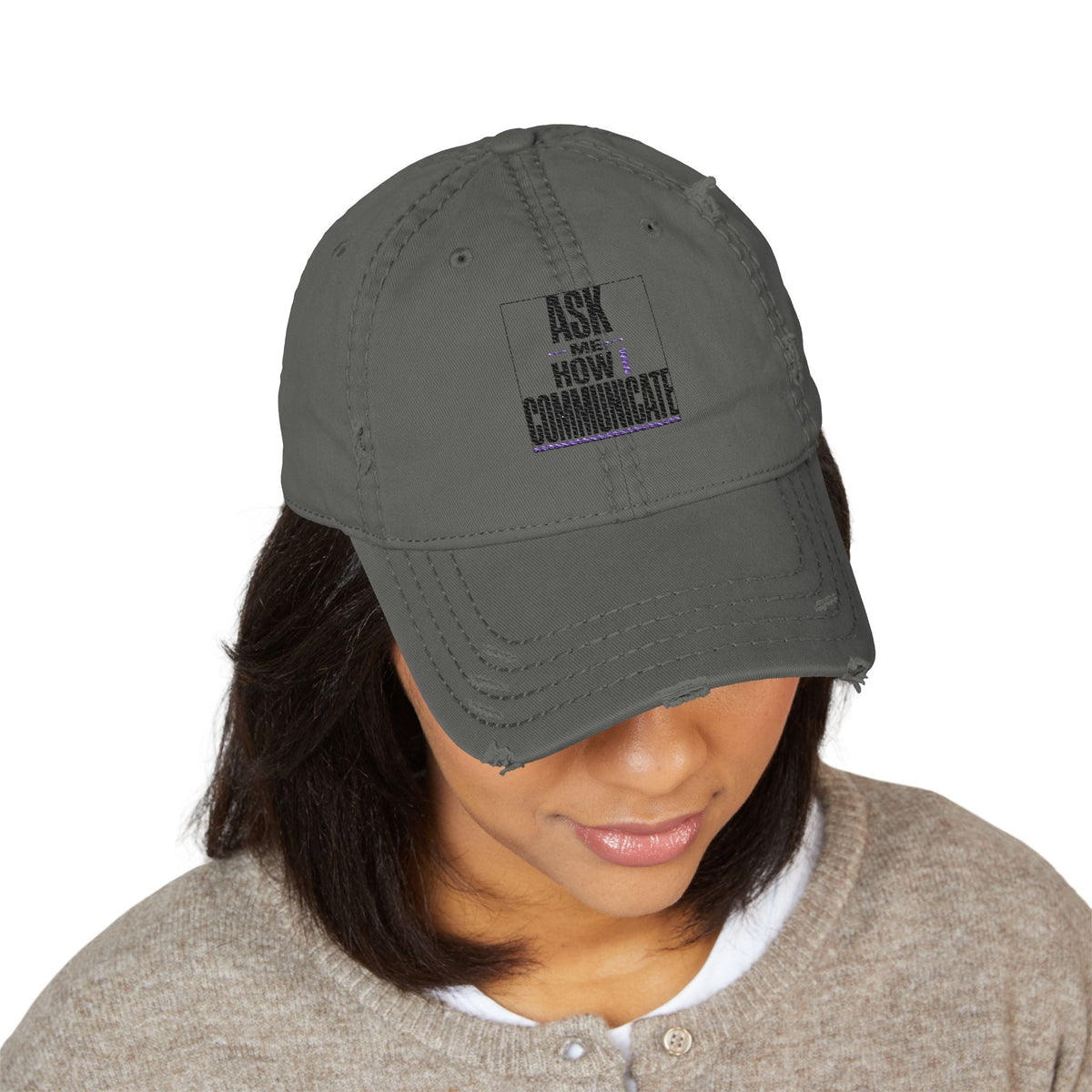 Distressed Embroidered Dad Hat — 'F**k This S***' Vintage Baseball Cap - Estrella & The Stars
