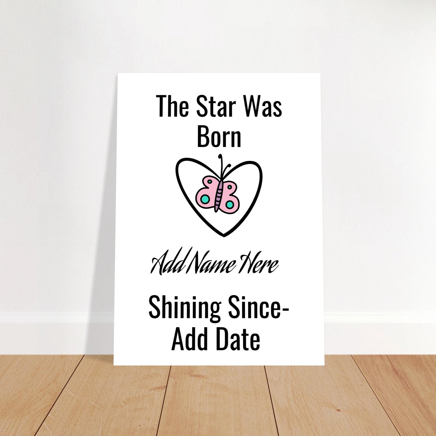 Premium Matte Paper Poster 13x18 cm / 5x7″ - Estrella & The Stars