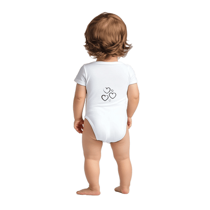 Classic Baby Short Sleeve Bodysuit White - Estrella & The Stars