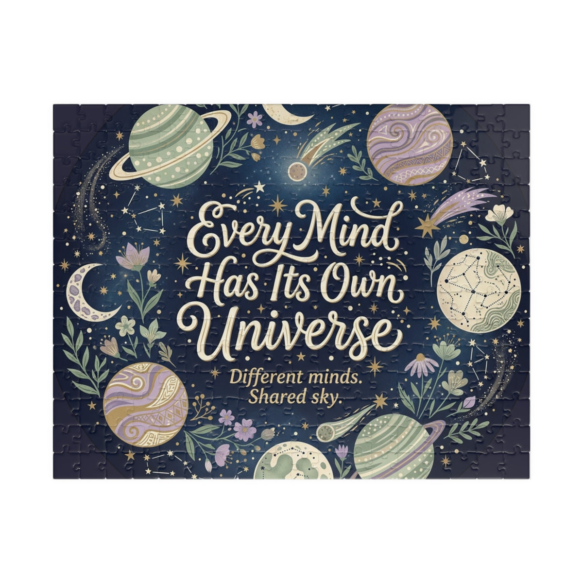 Every Mind Has Its Own Universe Puzzle — Inspirational Space Jigsaw (110–1014 pcs) - Estrella & The Stars