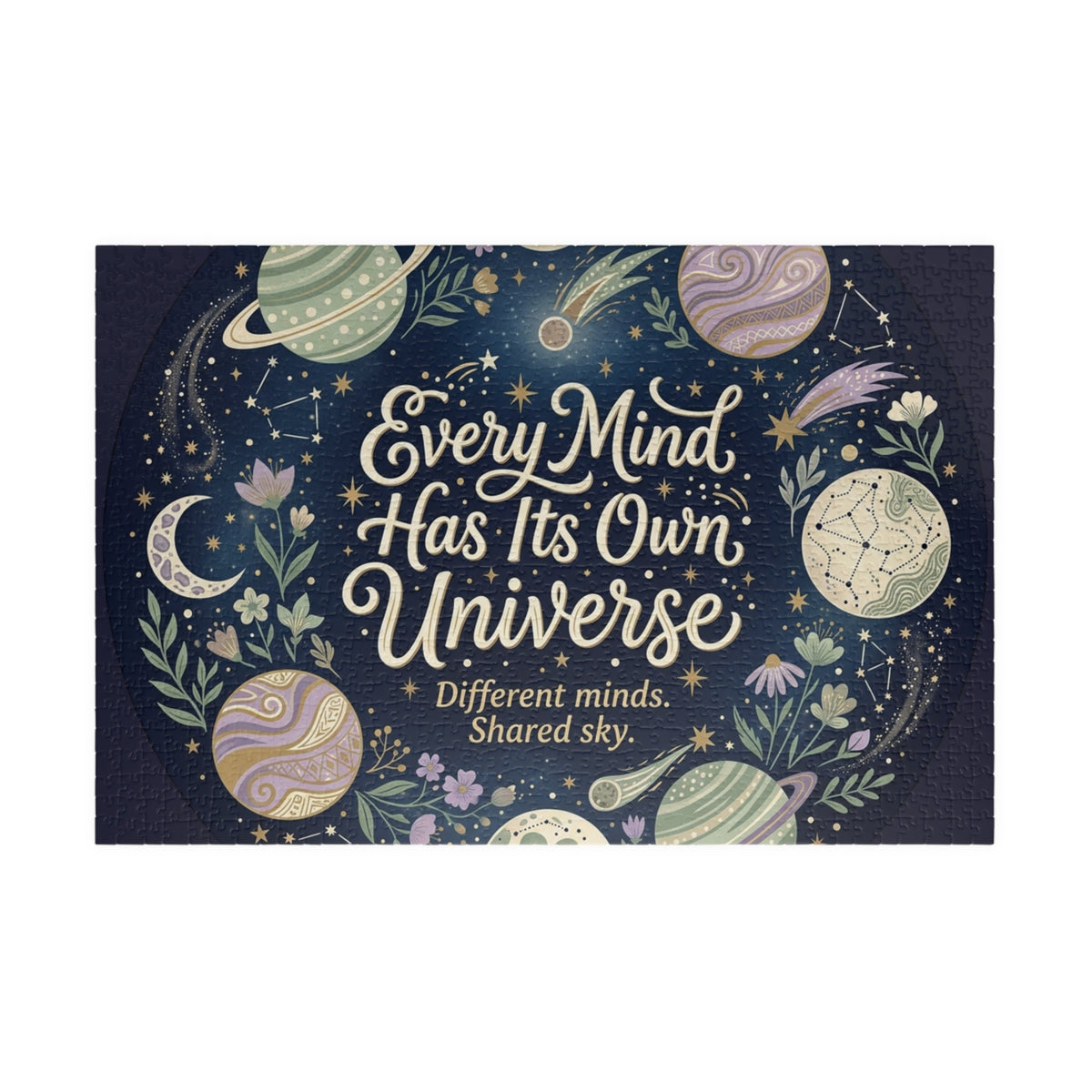 Every Mind Has Its Own Universe Puzzle — Inspirational Space Jigsaw (110–1014 pcs) - Estrella & The Stars