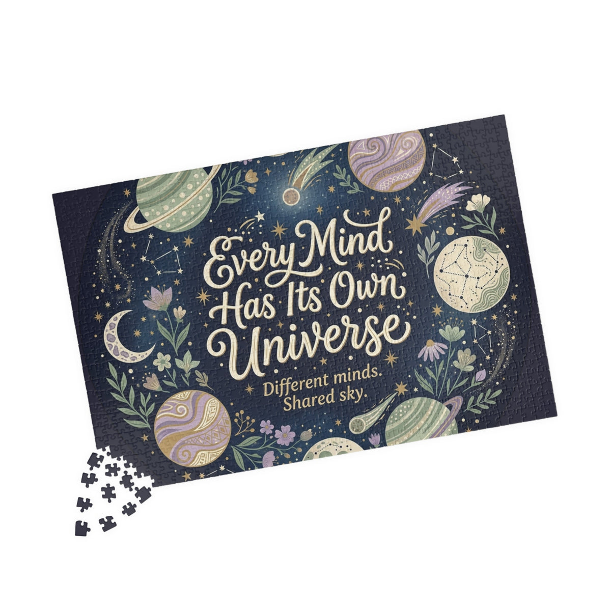 Every Mind Has Its Own Universe Puzzle — Inspirational Space Jigsaw (110–1014 pcs) - Estrella & The Stars