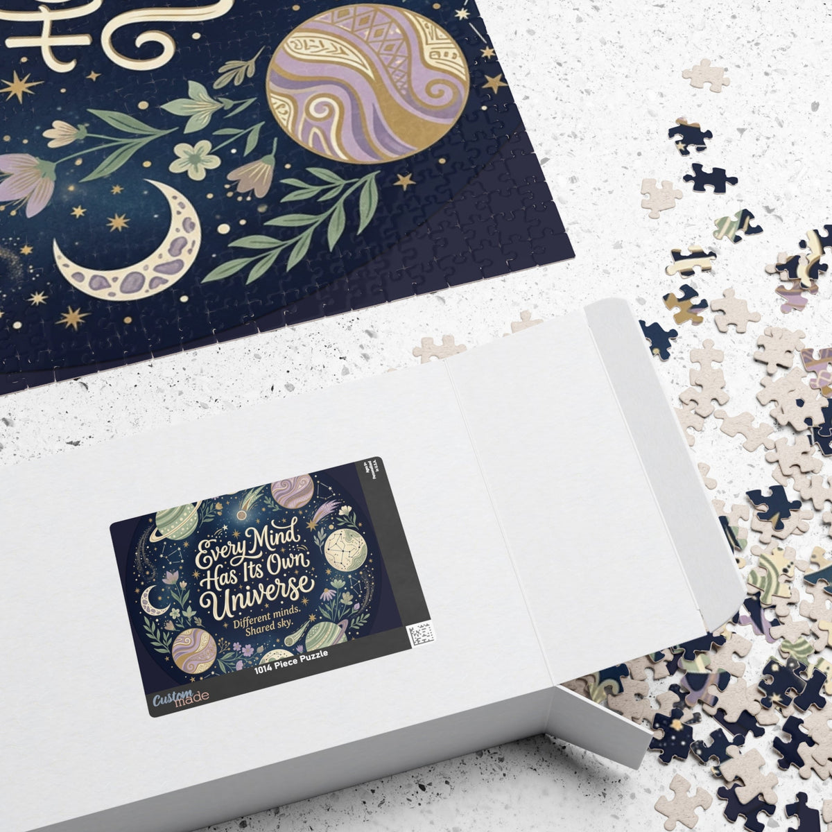 Every Mind Has Its Own Universe Puzzle — Inspirational Space Jigsaw (110–1014 pcs) - Estrella & The Stars