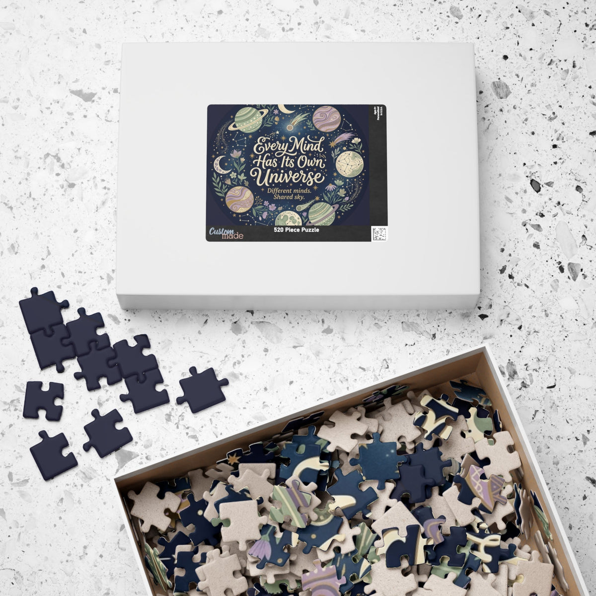 Every Mind Has Its Own Universe Puzzle — Inspirational Space Jigsaw (110–1014 pcs) - Estrella & The Stars