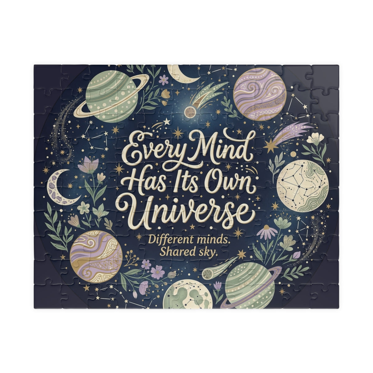 Every Mind Has Its Own Universe Puzzle — Inspirational Space Jigsaw (110–1014 pcs) - Estrella & The Stars