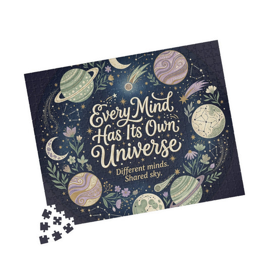 Every Mind Has Its Own Universe Puzzle — Inspirational Space Jigsaw (110–1014 pcs) - Estrella & The Stars