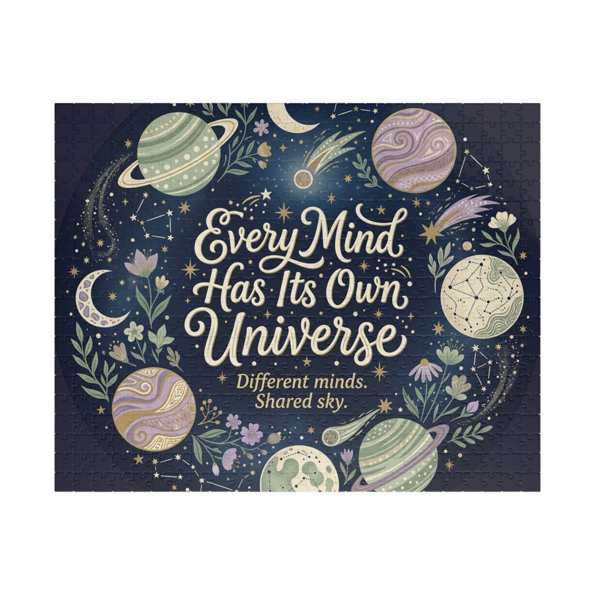 Every Mind Has Its Own Universe Puzzle — Inspirational Space Jigsaw (110–1014 pcs) - Estrella & The Stars