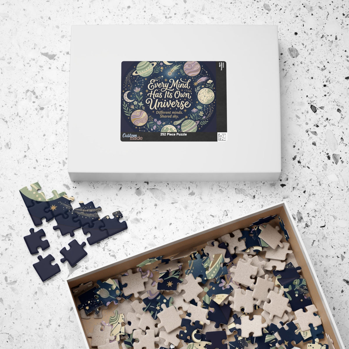 Every Mind Has Its Own Universe Puzzle — Inspirational Space Jigsaw (110–1014 pcs) - Estrella & The Stars