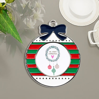 Circular Christmas Decorations Alloy Pendants - Estrella & The Stars