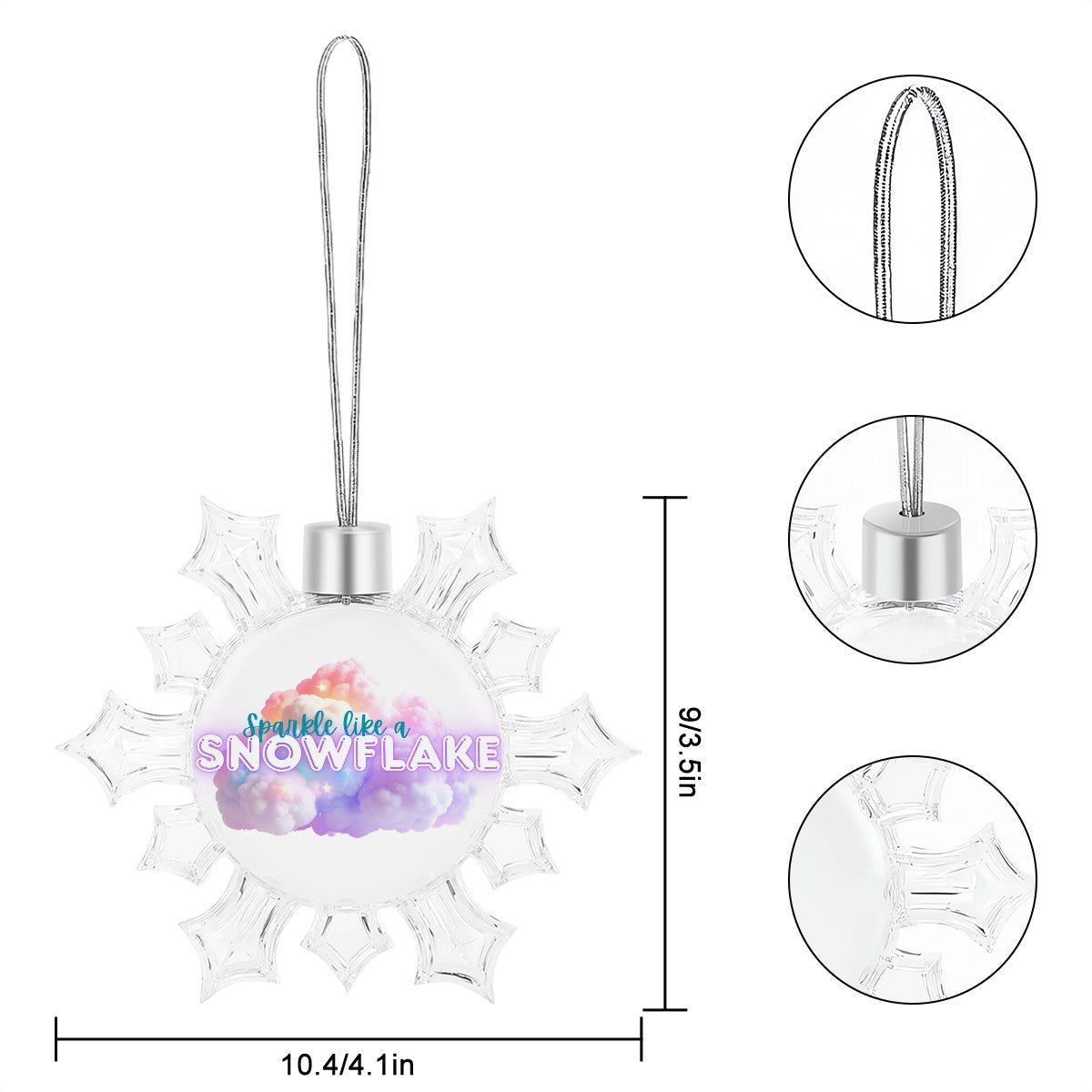 Sparkling Snowflake Christmas Decor - Estrella & The Stars