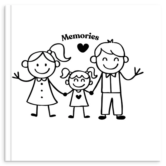 Hardcover Photo Book - Digital Photo Scrap Book - Estrella & The Stars