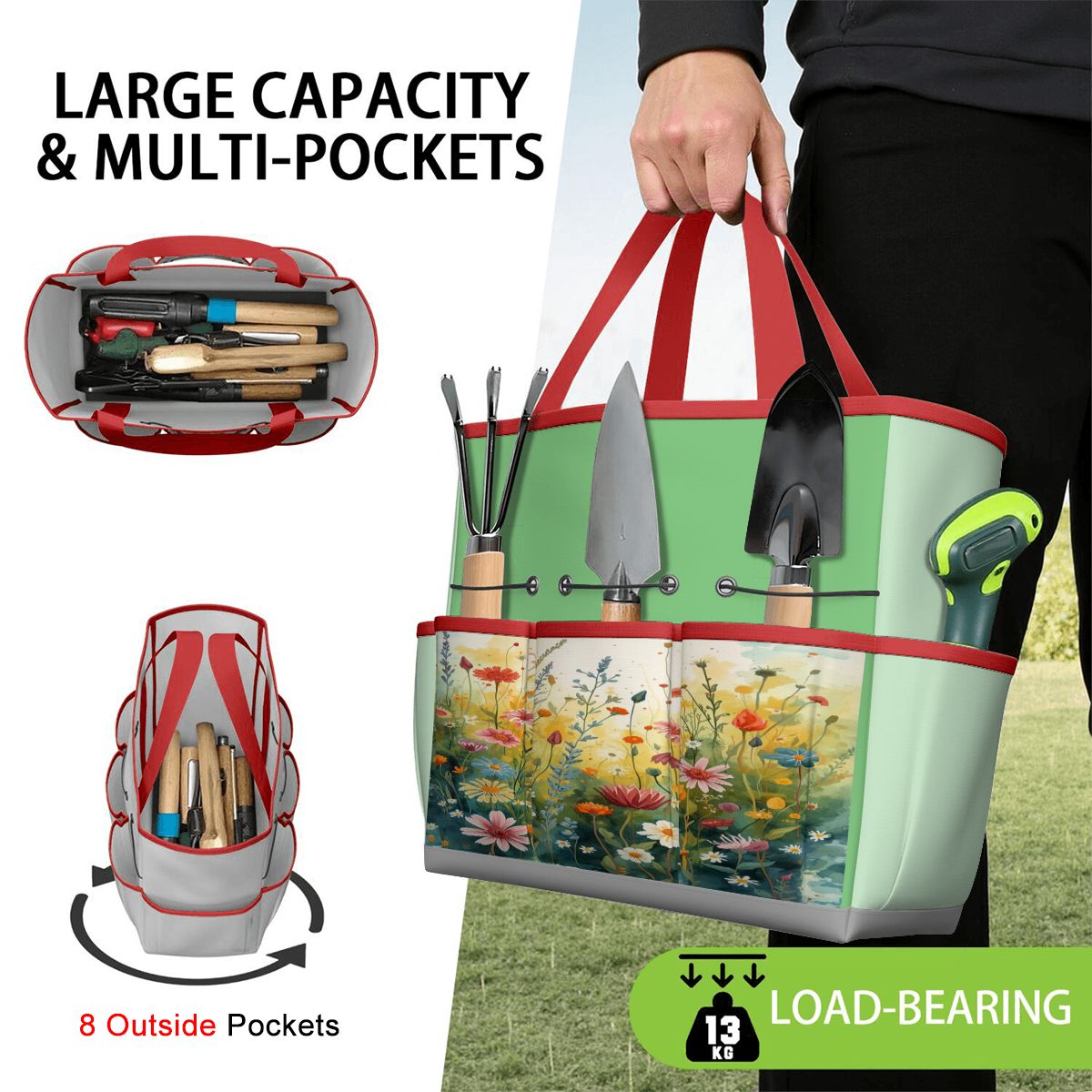 Garden Tool Bag (Tools Not Included) - Estrella & The Stars