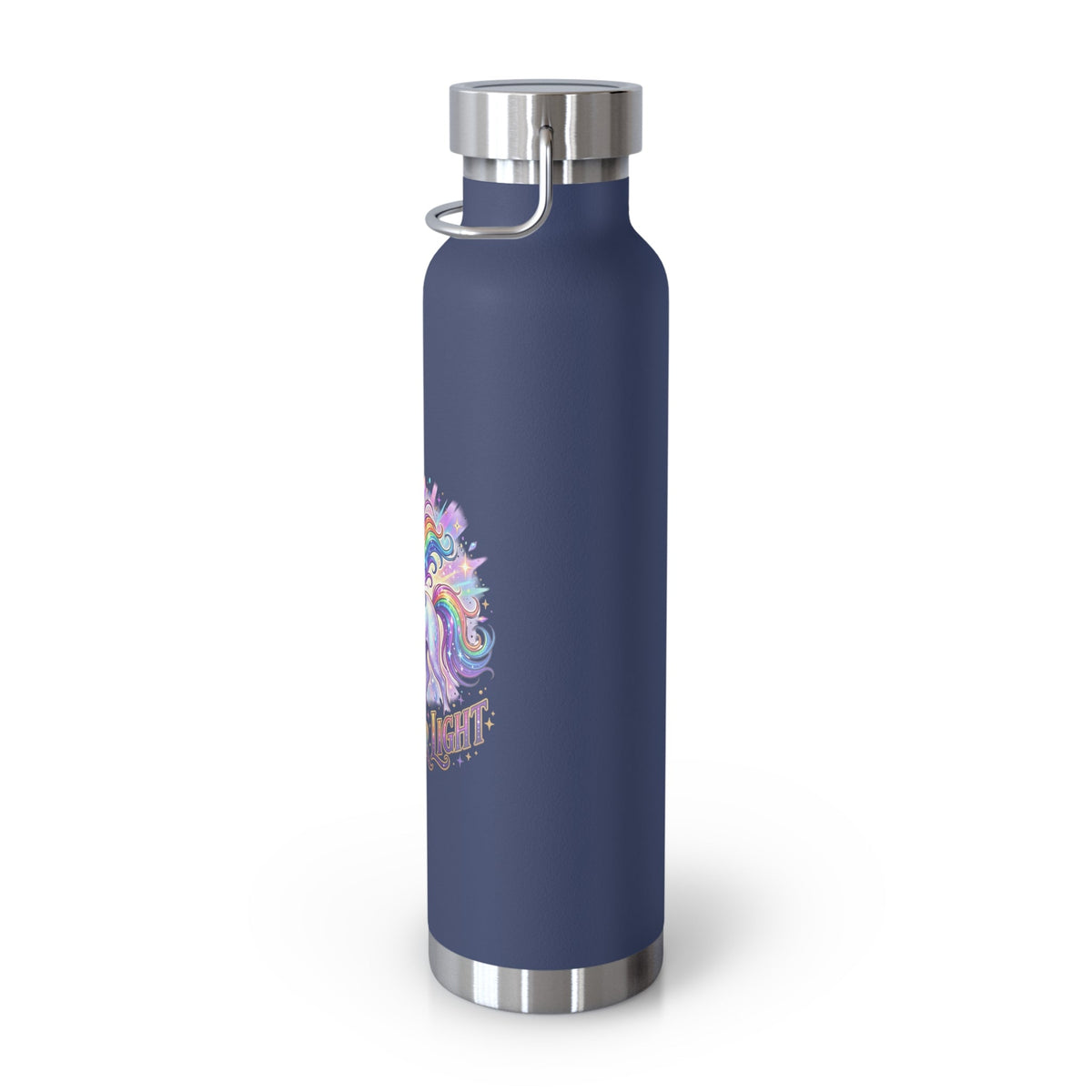 Find Your Light Unicorn Insulated Water Bottle — 22oz Copper Vacuum - Estrella & The Stars