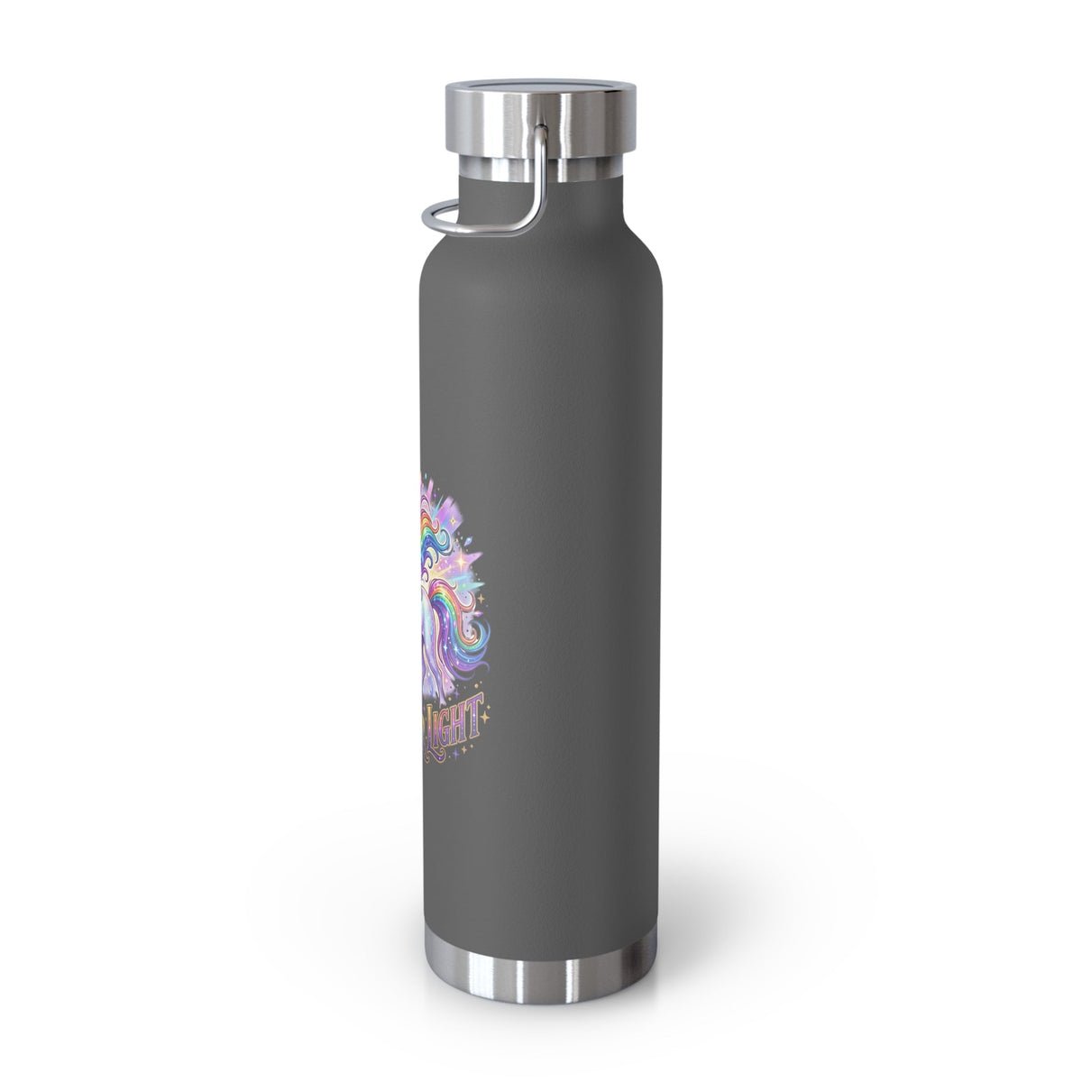 Find Your Light Unicorn Insulated Water Bottle — 22oz Copper Vacuum - Estrella & The Stars