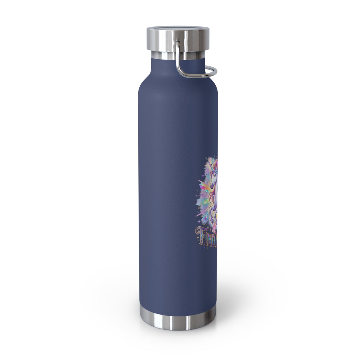 Find Your Light Unicorn Insulated Water Bottle — 22oz Copper Vacuum - Estrella & The Stars