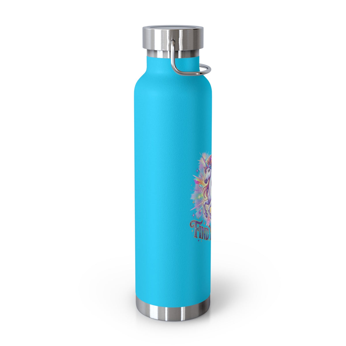 Find Your Light Unicorn Insulated Water Bottle — 22oz Copper Vacuum - Estrella & The Stars