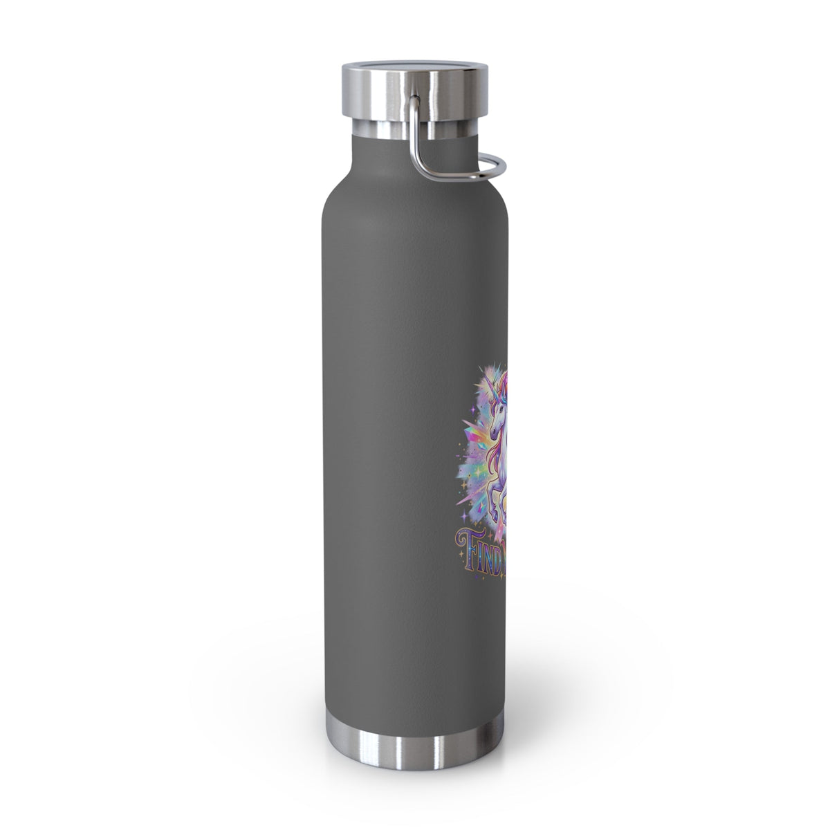 Find Your Light Unicorn Insulated Water Bottle — 22oz Copper Vacuum - Estrella & The Stars