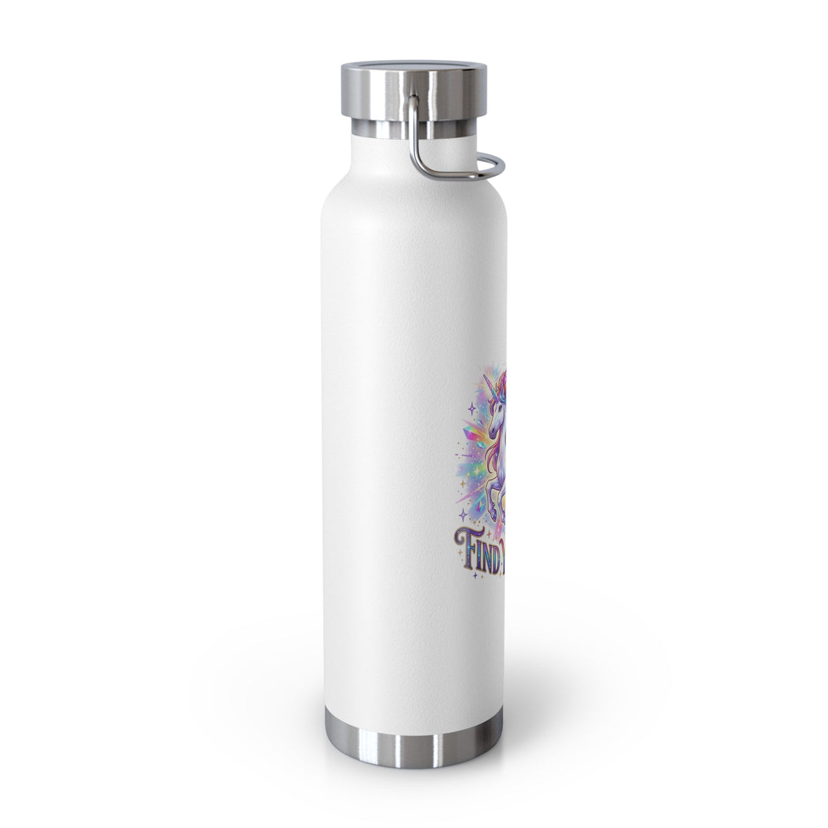 Find Your Light Unicorn Insulated Water Bottle — 22oz Copper Vacuum - Estrella & The Stars