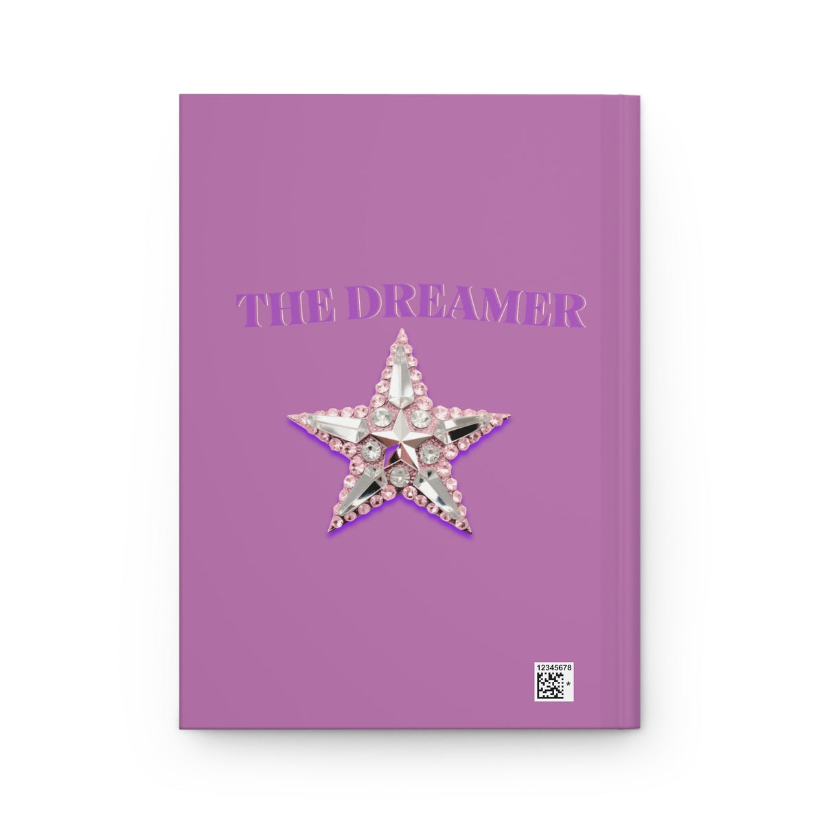 Hardcover Journal — “Create Your Own Path” Pink Inspirational Lined Notebook - Estrella & The Stars